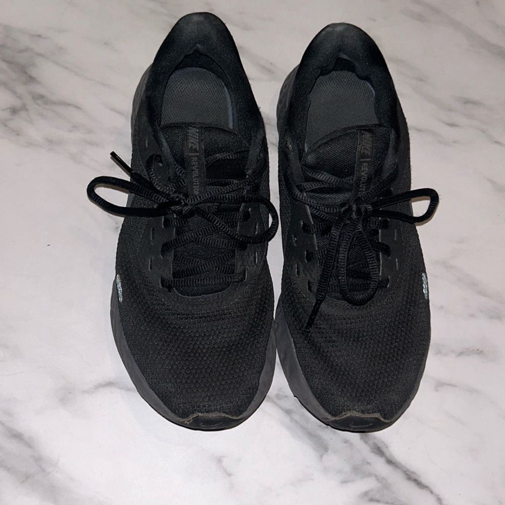 Nike Women’s Revolution all black sneakers